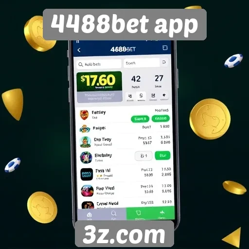 Promoções e bônus disponíveis no 4488bet app