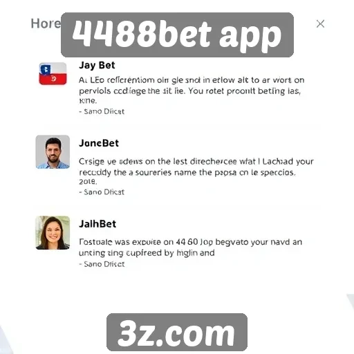 feedback dos usuários sobre o 4488bet app