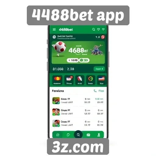 Revisão da interface do usuário do 4488bet app